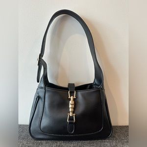 Nasty Gal Black and Gold Shoulder Bag